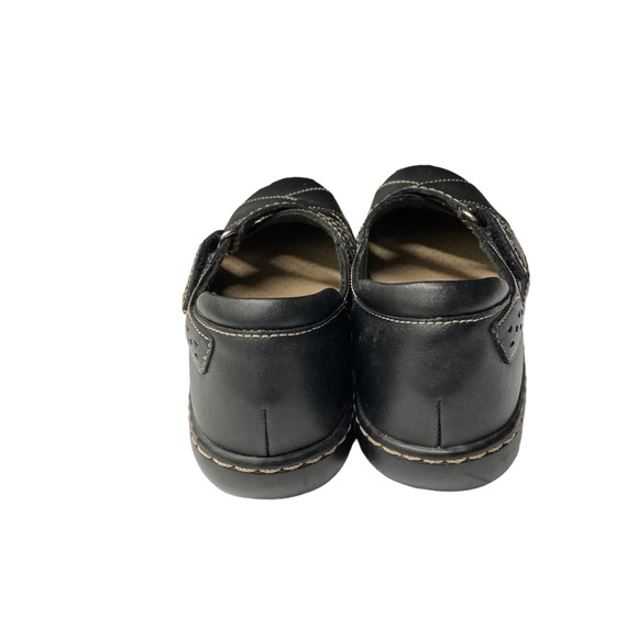 Clarks black leather Mary Janes loafers size 6 - Picture 5 of 7